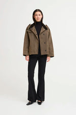Load image into Gallery viewer, Ichi Faded Canvas Jacket

