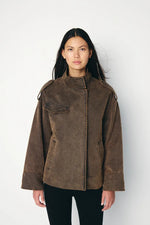 Load image into Gallery viewer, Ichi Faded Canvas Jacket
