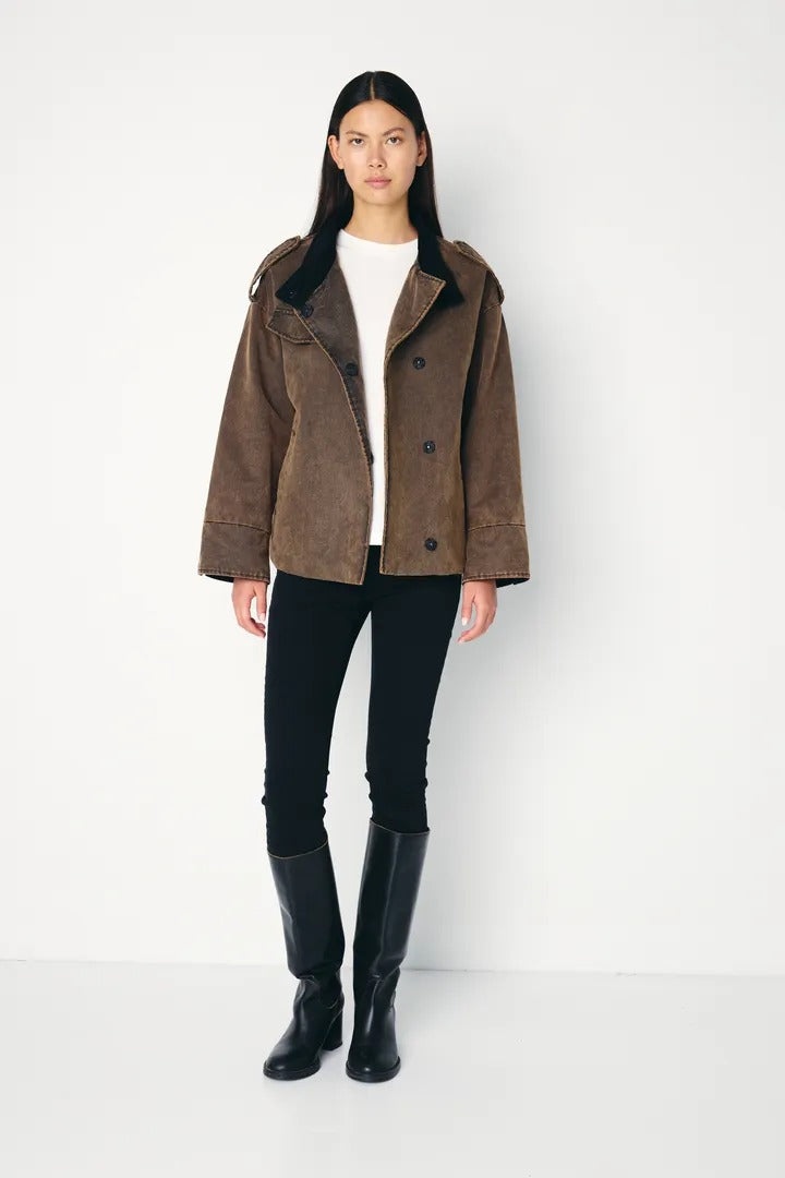 Ichi Faded Canvas Jacket