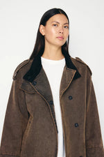 Load image into Gallery viewer, Ichi Faded Canvas Jacket

