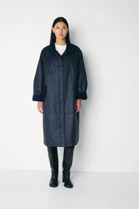 Ichi Long Waxed Coat