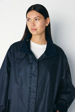 Load image into Gallery viewer, Ichi Long Waxed Coat
