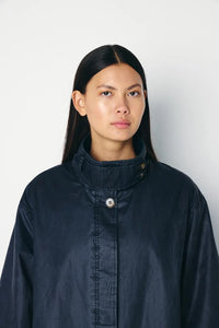 Ichi Long Waxed Coat