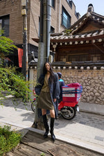 Load image into Gallery viewer, Ichi Long Waxed Coat
