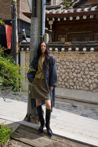 Ichi Long Waxed Coat