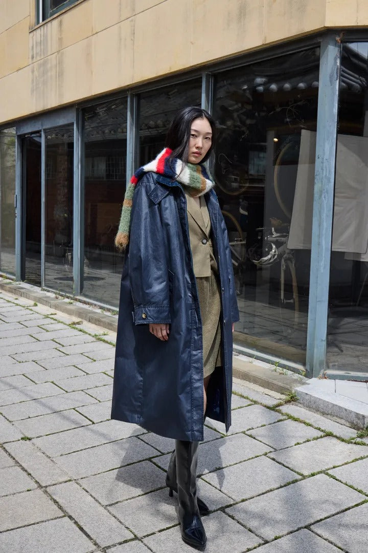 Ichi Long Waxed Coat