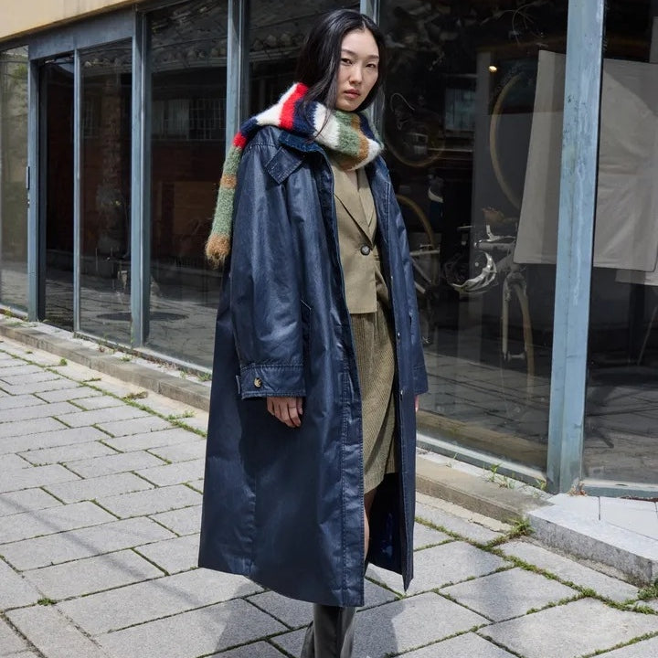 Ichi Long Waxed Coat