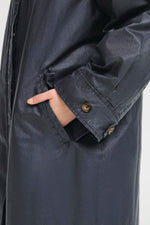 Load image into Gallery viewer, Ichi Long Waxed Coat
