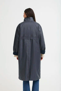 Ichi Long Waxed Coat