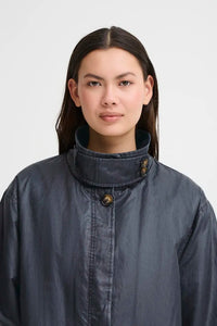 Ichi Long Waxed Coat