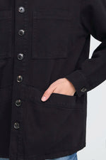 Load image into Gallery viewer, Ichi Casual Denim Shacket
