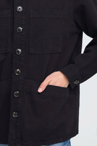 Ichi Casual Denim Shacket