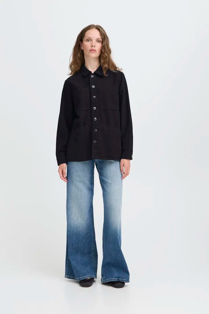 Ichi Casual Denim Shacket