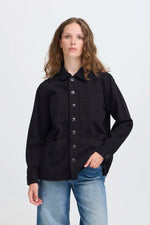 Load image into Gallery viewer, Ichi Casual Denim Shacket
