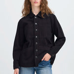 Load image into Gallery viewer, Ichi Casual Denim Shacket
