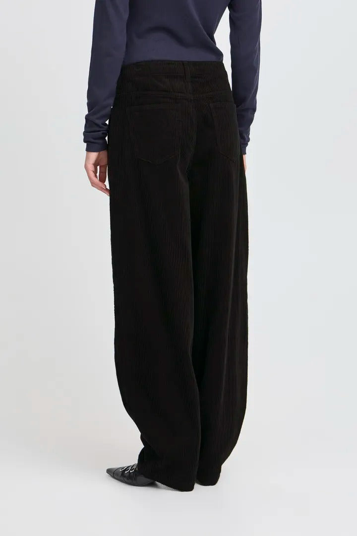Ichi Cord Wide Leg Trousers