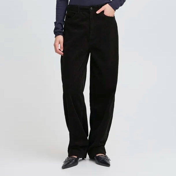 Ichi Cord Wide Leg Trousers