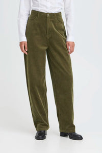 Ichi Cord Wide Leg Trousers