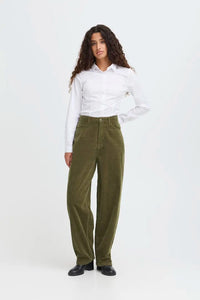 Ichi Cord Wide Leg Trousers