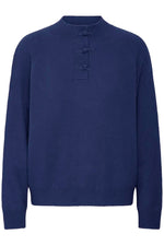 Load image into Gallery viewer, Ichi Button Up Knitted Jumper

