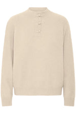 Load image into Gallery viewer, Ichi Button Up Knitted Jumper
