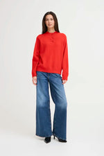 Load image into Gallery viewer, Ichi Button Up Knitted Jumper
