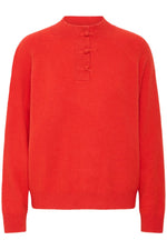 Load image into Gallery viewer, Ichi Button Up Knitted Jumper
