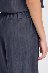 Ichi Elasticated Front Pleat Trousers