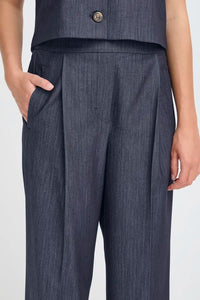 Ichi Elasticated Front Pleat Trousers