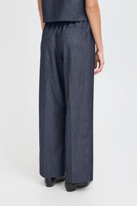 Ichi Elasticated Front Pleat Trousers