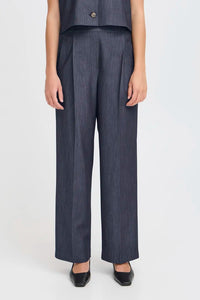 Ichi Elasticated Front Pleat Trousers