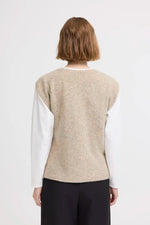 Load image into Gallery viewer, Ichi Wrap Over Sweater Vest
