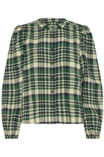 Load image into Gallery viewer, Ichi Checked Print Blouse
