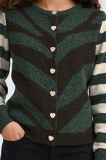 Load image into Gallery viewer, Ichi Multi Patterned Cardigan
