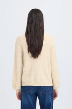Load image into Gallery viewer, Ichi Round Neck Buttoned Cardigan

