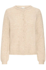 Load image into Gallery viewer, Ichi Round Neck Buttoned Cardigan

