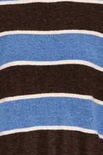 Load image into Gallery viewer, Ichi High Neck Blocked Stripe Jumper
