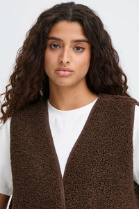 Ichi Teddy Fleece Waistcoat