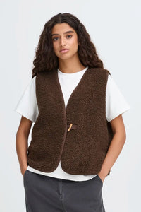 Ichi Teddy Fleece Waistcoat