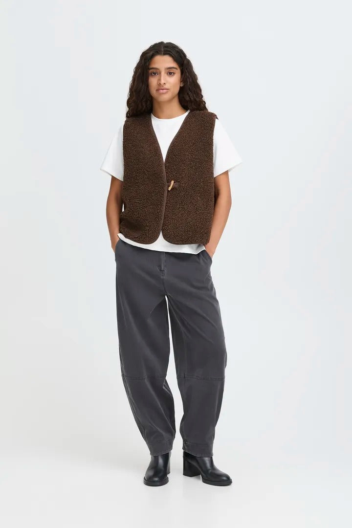 Ichi Teddy Fleece Waistcoat
