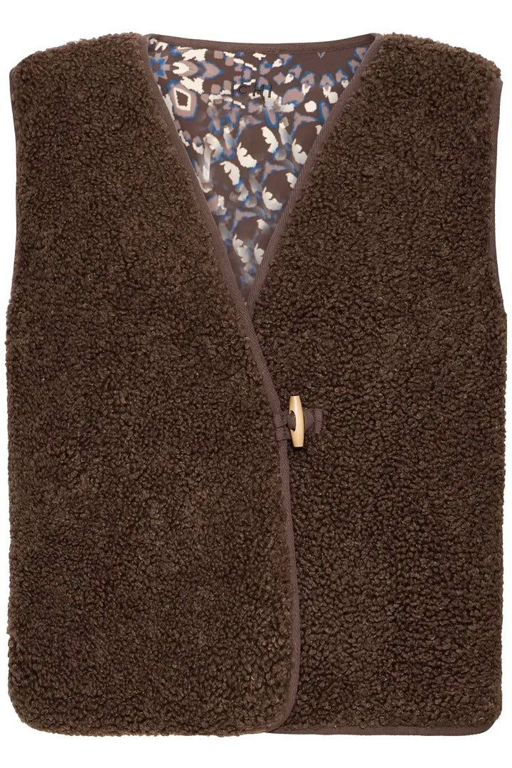 Ichi Teddy Fleece Waistcoat