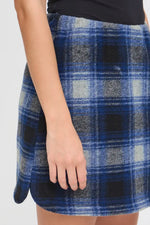 Load image into Gallery viewer, Ichi Check Short Skirt

