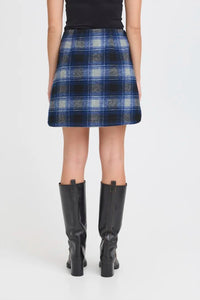 Ichi Check Short Skirt