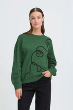 Load image into Gallery viewer, Ichi Squiggle Sweatshirt
