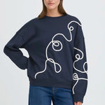 Load image into Gallery viewer, Ichi Squiggle Sweatshirt
