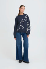 Load image into Gallery viewer, Ichi Squiggle Sweatshirt
