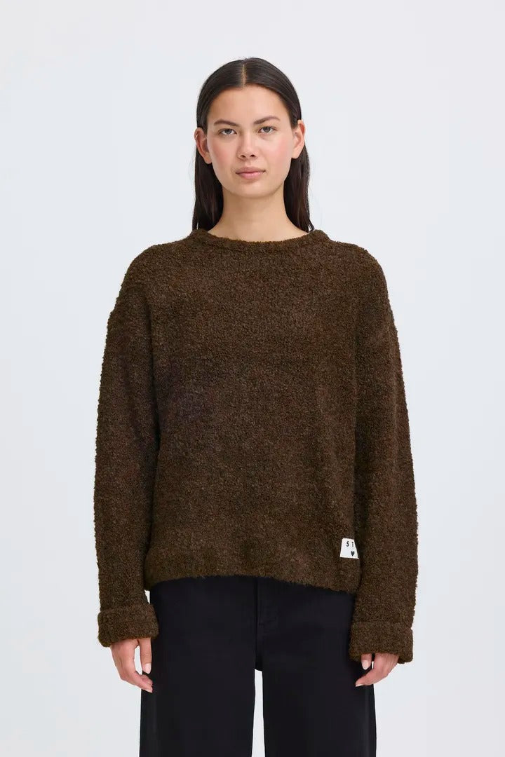Ichi Teddy Fleece Jumper