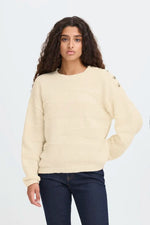 Load image into Gallery viewer, Ichi Button Shoulder Jumper

