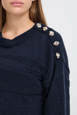 Load image into Gallery viewer, Ichi Button Shoulder Jumper
