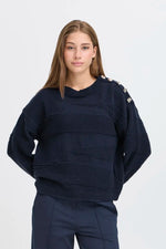 Load image into Gallery viewer, Ichi Button Shoulder Jumper
